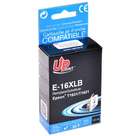 UPRINT CARTOUCHE COMPATIBLE EPSON 16XL-REMPLACE T163140 BLACK