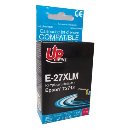 UPRINT CARTOUCHE COMPATIBLE EPSON 27XL-REMPLACE T271340 MAGENTA