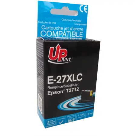 UPRINT CARTOUCHE COMPATIBLE EPSON 27XL-REMPLACE T271240 CYAN