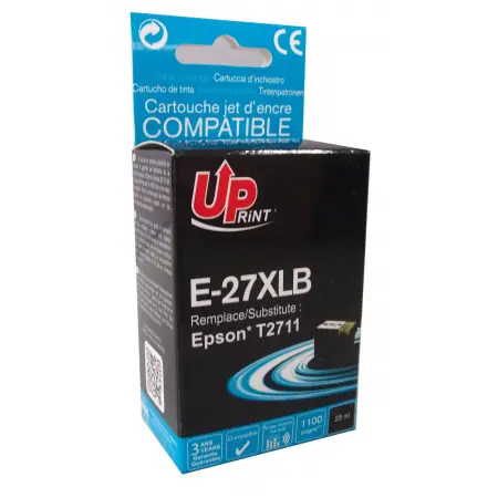 UPRINT CARTOUCHE COMPATIBLE EPSON 27XL-REMPLACE T271140 BLACK