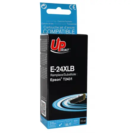 UPRINT CARTOUCHE COMPATIBLE EPSON 24XL-REMPLACE T243140 BLACK