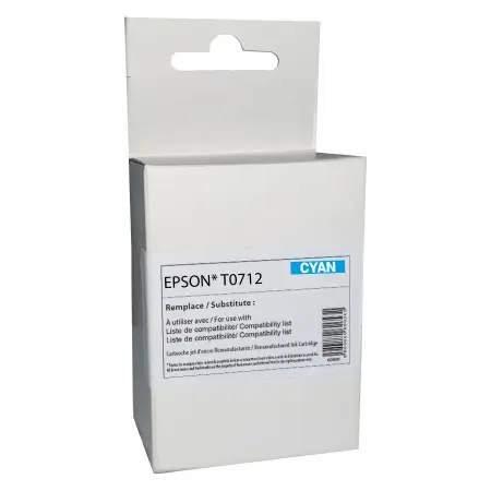 NEUTRE CARTOUCHE COMPATIBLE EPSON 71-REMPLACE T071240 CYAN