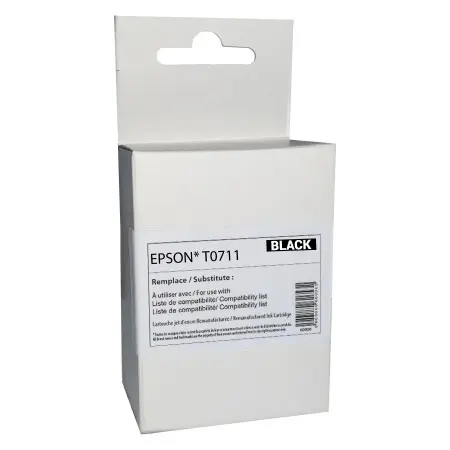 NEUTRE CARTOUCHE COMPATIBLE EPSON 71-REMPLACE T071140 BLACK