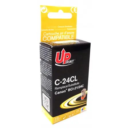 UPRINT CARTOUCHE COMPATIBLE CANON 21/24-REMPLACE BCI21/BCI24 3CL#