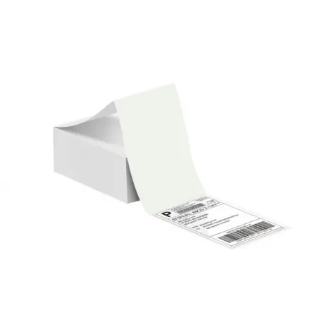 NEUTRE ETIQUETTES POUR ETIQUETEUSE PL80E 500 FEUILLES ADHESIVES 102X152MM-BLANC
