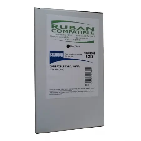 NEUTRE RUBAN MATRICIEL COMPATIBLE STAR HSP7000-RC7KB/30981301-BK