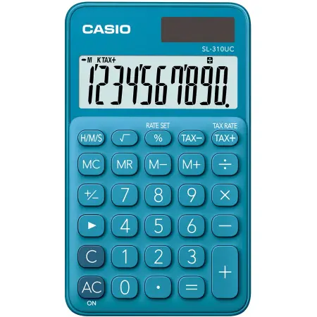 CASIO CALCULATRICE SL-310UC-BU-W-EC#