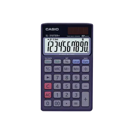 CASIO CALCULATRICE DE POCHE SL310TER+