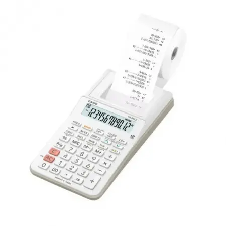 CASIO CALCULATRICE IMPRIMANTE HR-8RCE-WE-S-EC#