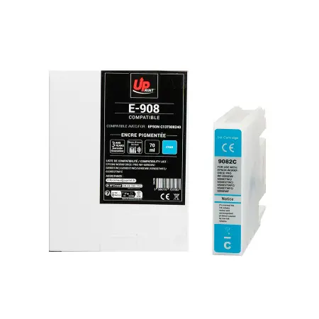 UPRINT CARTOUCHE COMPATIBLE EPSON 908-REMPLACE T908240 CYAN#