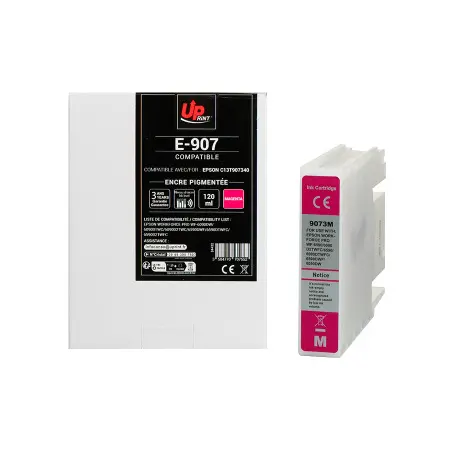 UPRINT CARTOUCHE COMPATIBLE EPSON 907-REMPLACE T907340 MAGENTA#