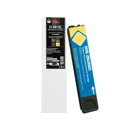 UPRINT CARTOUCHE REMANUFACTUREE HP 991XL-REMPLACE M0J98AE YELLOW#