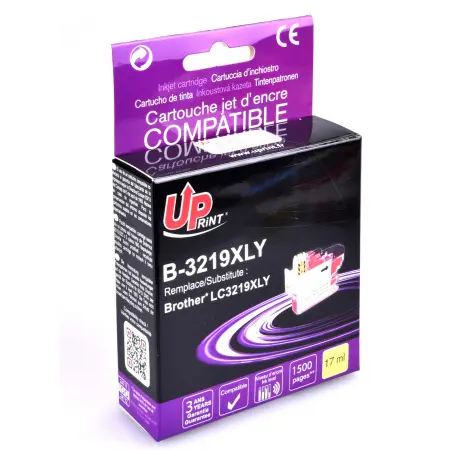 UPRINT CARTOUCHE COMPATIBLE BROTHER 3219XL-REMPLACE LC3219XL YELLOW