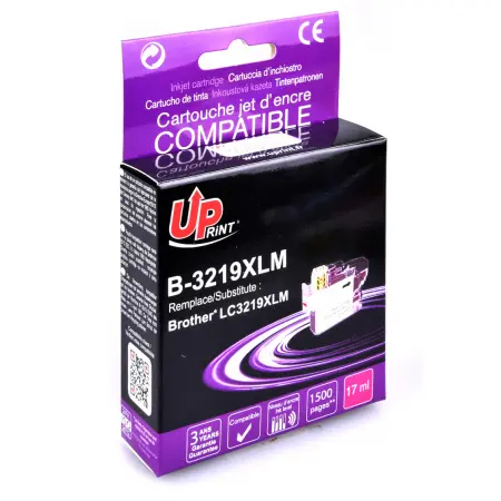 UPRINT CARTOUCHE COMPATIBLE BROTHER 3219XL-REMPLACE LC3219XL MAGENTA