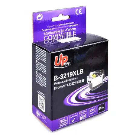 UPRINT CARTOUCHE COMPATIBLE BROTHER 3219XL-REMPLACE LC3219XL BLACK