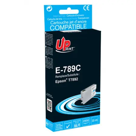 UPRINT CARTOUCHE COMPATIBLE EPSON 789-REMPLACE T789240 CYAN