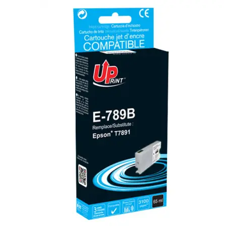 UPRINT CARTOUCHE COMPATIBLE EPSON 789-REMPLACE T789140 BLACK