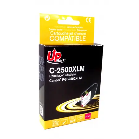 UPRINT CARTOUCHE COMPATIBLE CANON 2500XL-REMPLACE PGI2500XL MAGENTA