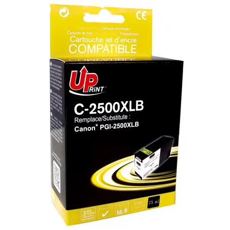 UPRINT CARTOUCHE COMPATIBLE CANON 2500XL-REMPLACE PGI2500XL BLACK