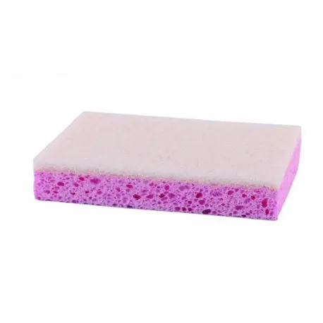 Tampon blanc sur éponge 130 x 90mm - Sachet de 10