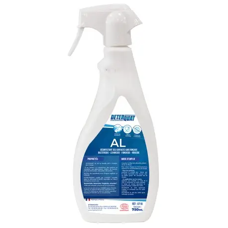 Détergent désinfectant alimentaire écocert DETERQUAT AL-Spray 750ml