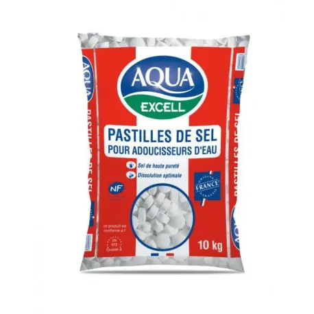 Sel en pastille pour adoucisseurs eau Ecocert - Sac de 10kg