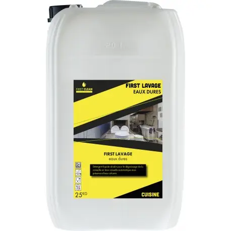 LAVAGE EAU DURE pour machine FIRST CLEAN -Bidon 25Kg