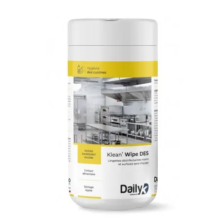 Lingettes désinfectantes KLEAN'WIPE DES DAILYK PREMIUM- Boite de 200