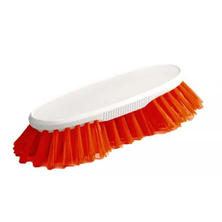 Brosse à main 21cm polyester mi-dur monture PP Gamme alimentaire
