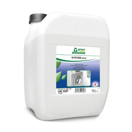 SYSTEM ALCA Renforçateur alcalin pour lavage de linge - Bidon 15L