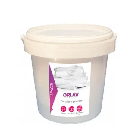 Agent blanchissant OXYBLANC poudre - ORLAV - 0176 - Seau 4 kg