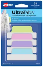 AVERY Zweckform Onglet adhésif UltraTabs pastel