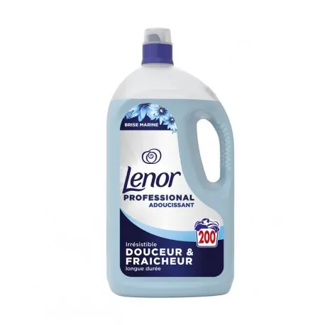 Assouplissant linge LENOR PROFESSIONAL BRISE MARINE 200 dose-Bidon 4L