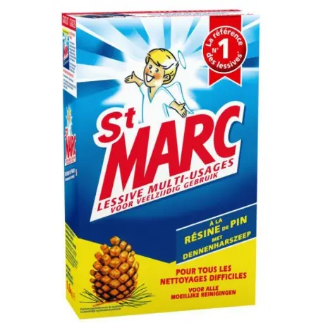Lessive multi-usages surfaces ST MARC pin - Boîte 1, 4 kg
