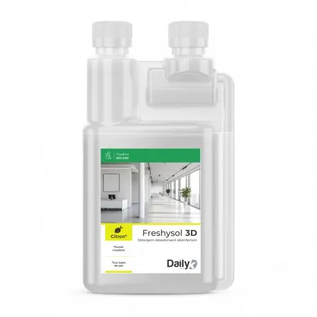 Détergent Désodorisant Désinfectant FRESHYSOL 3D DAILYK-Bid doseur 1L