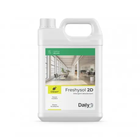 Détergent désodorisant FRESHYSOL 2D DAILYK START - Bidon 5L