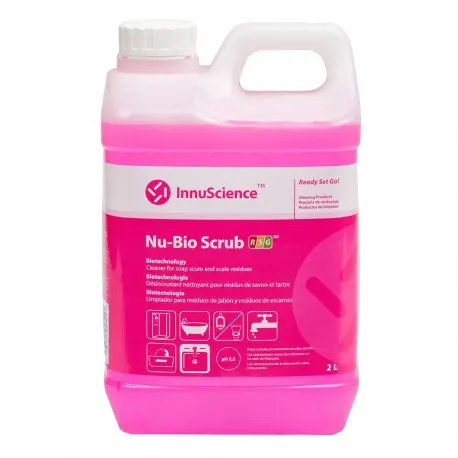 Nu-Bio Scrub Nettoyant Tartre et Résidus de savon ECOLABEL -Bidon 2L