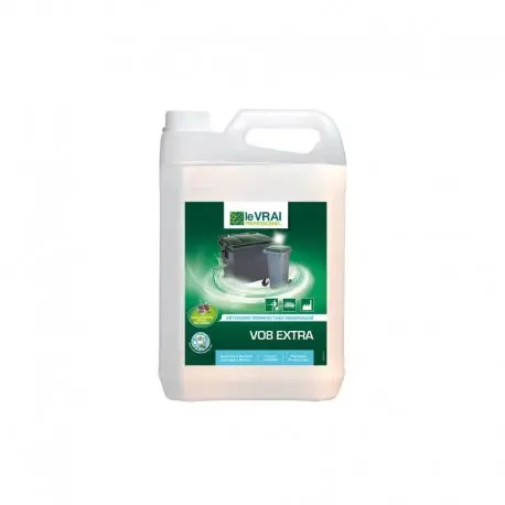 Nettoyant désinfectant poubelle LE VRAI VO8 - Bidon de 5L
