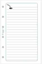 EXACOMPTA Recharge pour Exatime 17, 47 feuillets notes