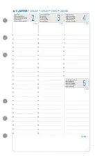 EXACOMPTA Recharge Exatime 17 SAD 16 mois, 2026/2027
