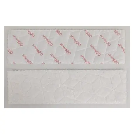 Bandeau usage unique 42,6x12,5cm blanc/rouge M'mop20 - Sachet 30
