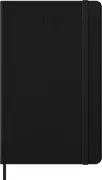 MOLESKINE Agenda Pro 2026, L/A5, couverture rigide, noir