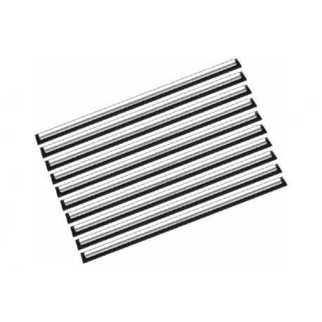 Barrette avec lamelle caoutchouc 45cm