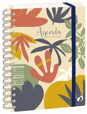 QUO VADIS Agenda perpÃ©tuel Eterny, 150 x 210 mm, Fleurs