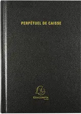 EXACOMPTA Agenda PerpÃ©tuel Caisse 210 x 148 mm, noir