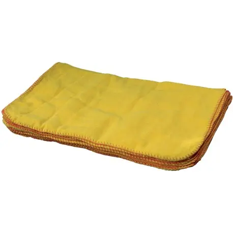 Chamoisine coton 40x50cm jaune - Sachet de 10
