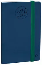 QUO VADIS Agenda PLANNING 21 SD, 2026/2027, 16 mois, bleu