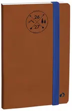 QUO VADIS Agenda PLANNING 21 SD, 2026/2027, 16 mois,noisette