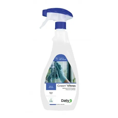 Nettoyant vitres&surfaces 750ml Ecolabel GREEN'VITRES-Spray 750ml