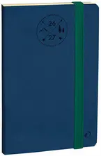 QUO VADIS Agenda Horizontal 15 SD, 2026/2027, bleu denim